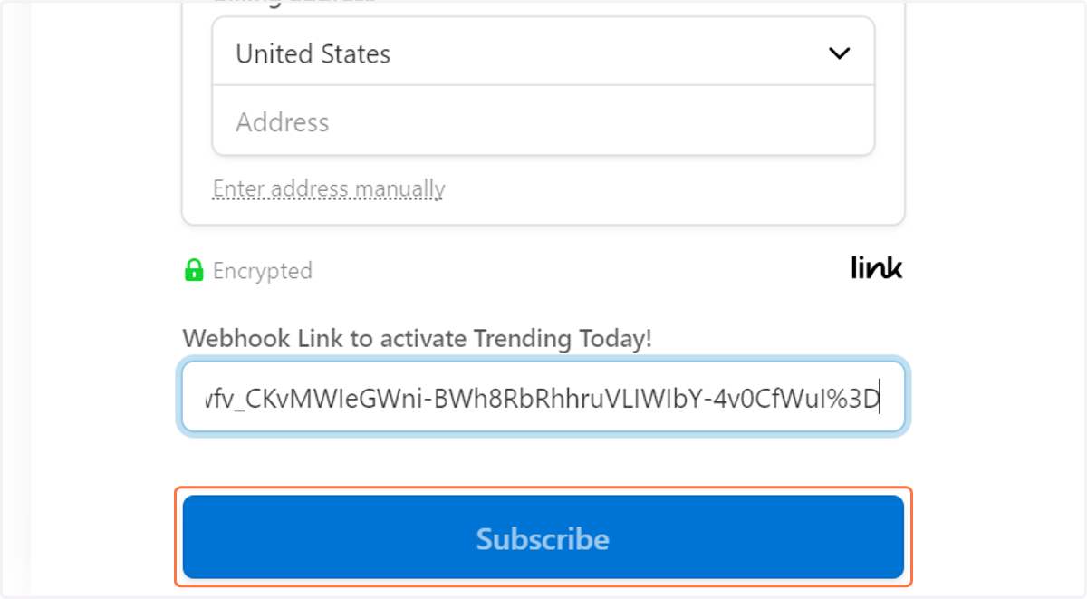 Click on Subscribe…