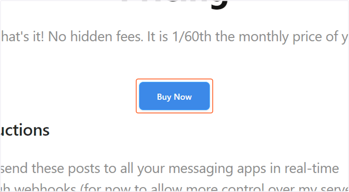 Click on Buy Now