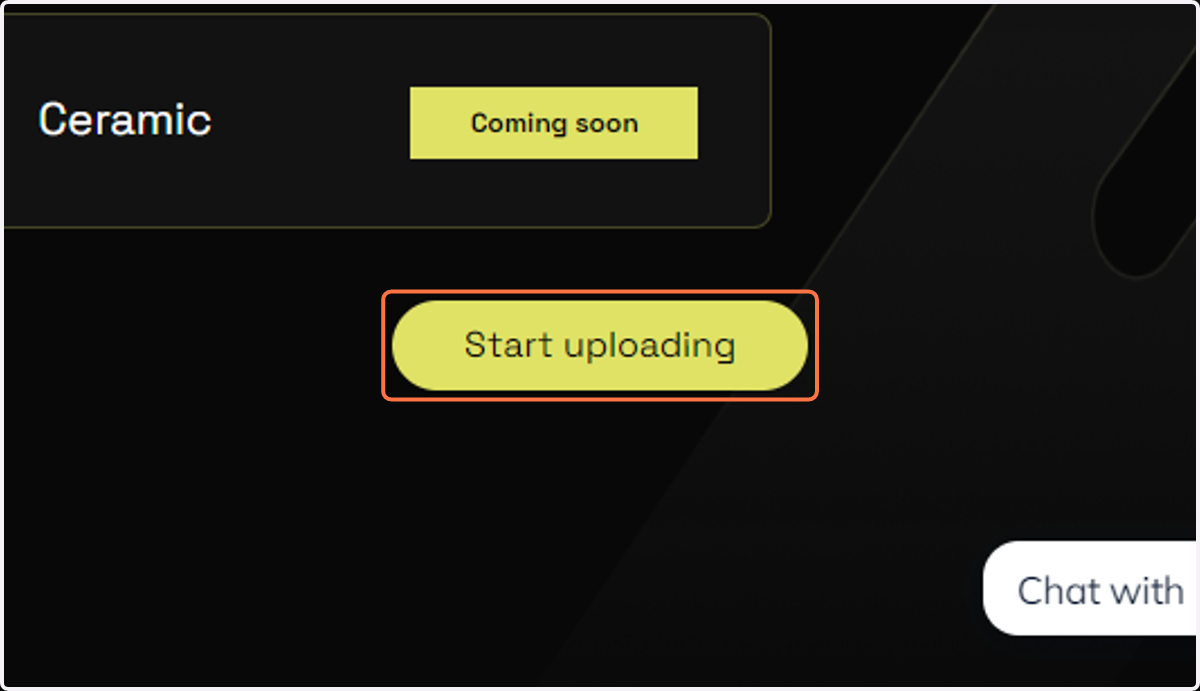 Click on Start uploading