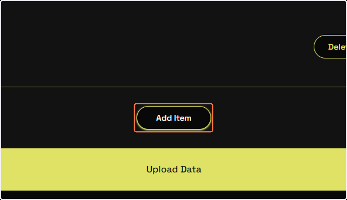 Click on Add Item