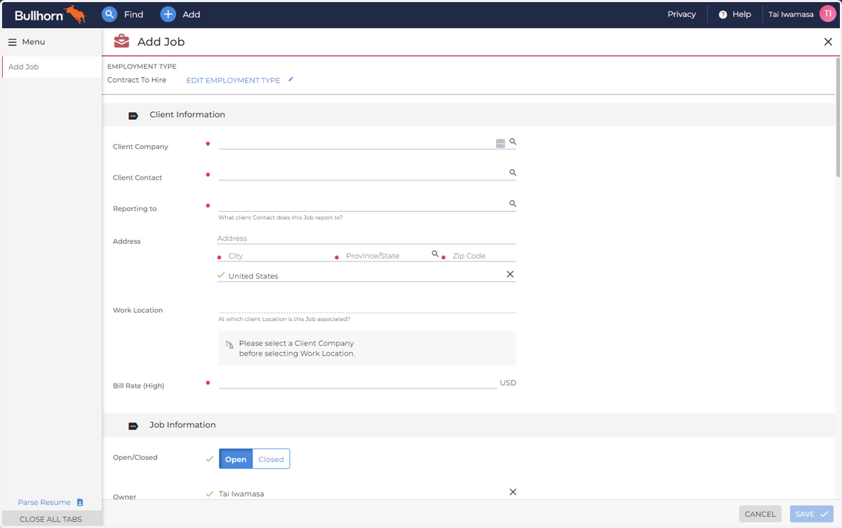 Fill out the information * Red dots are required