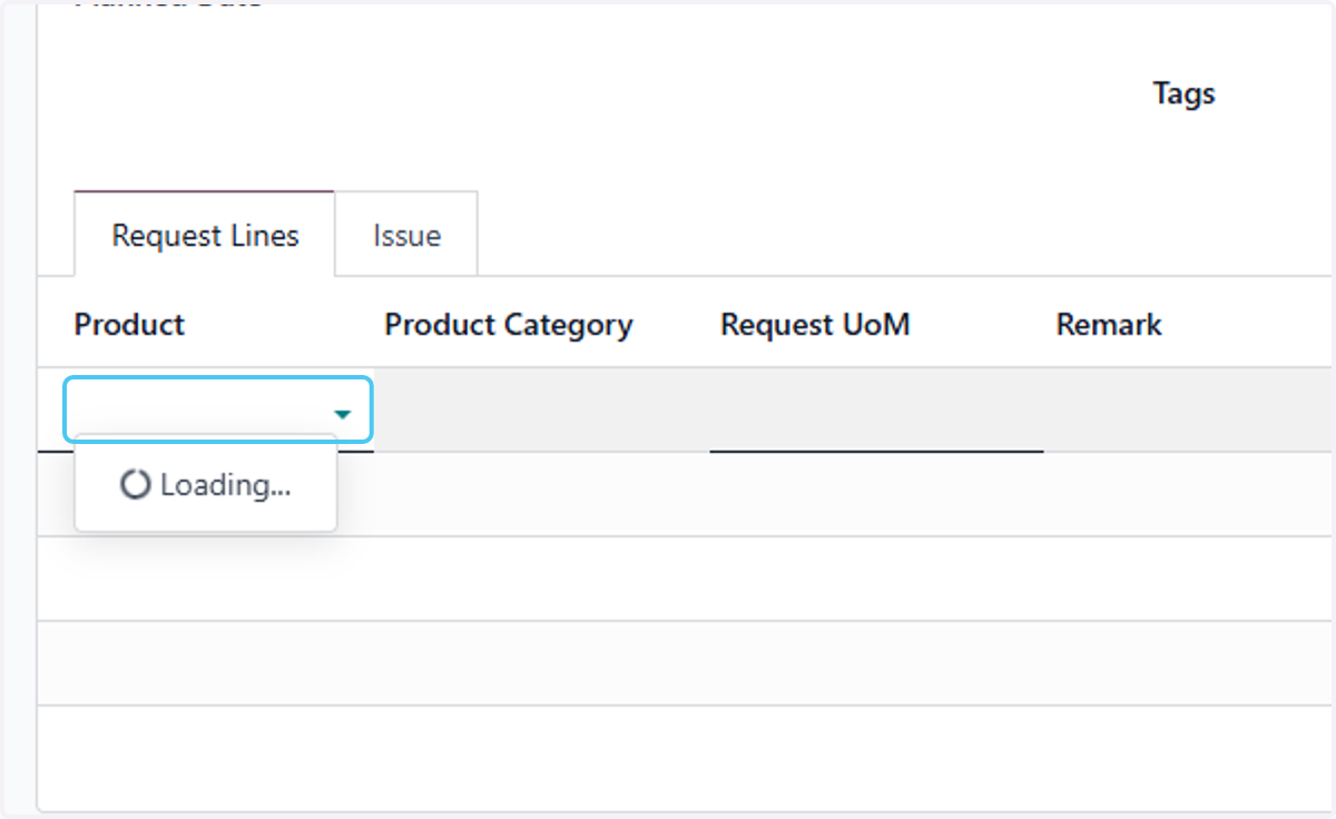 Click on dropdown trigger