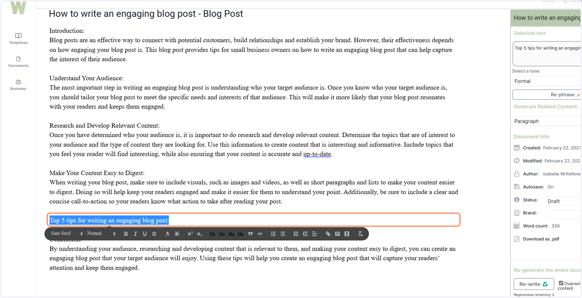 Let's include some additional content to make this blog post a bit longer
