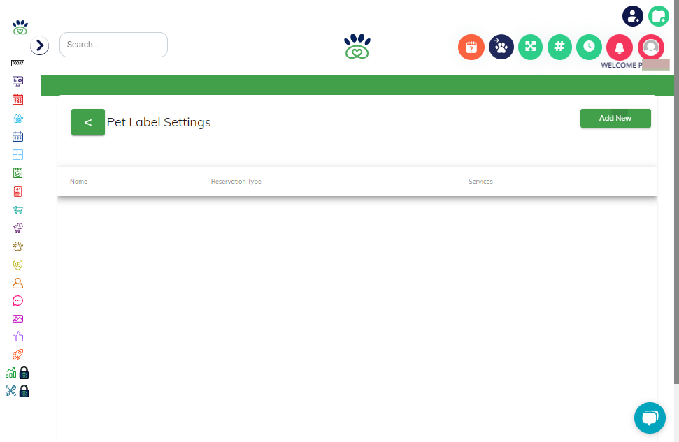 Click on "Add New"