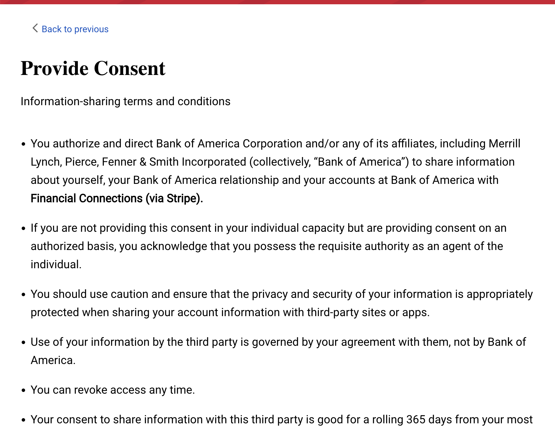 Providing Consent