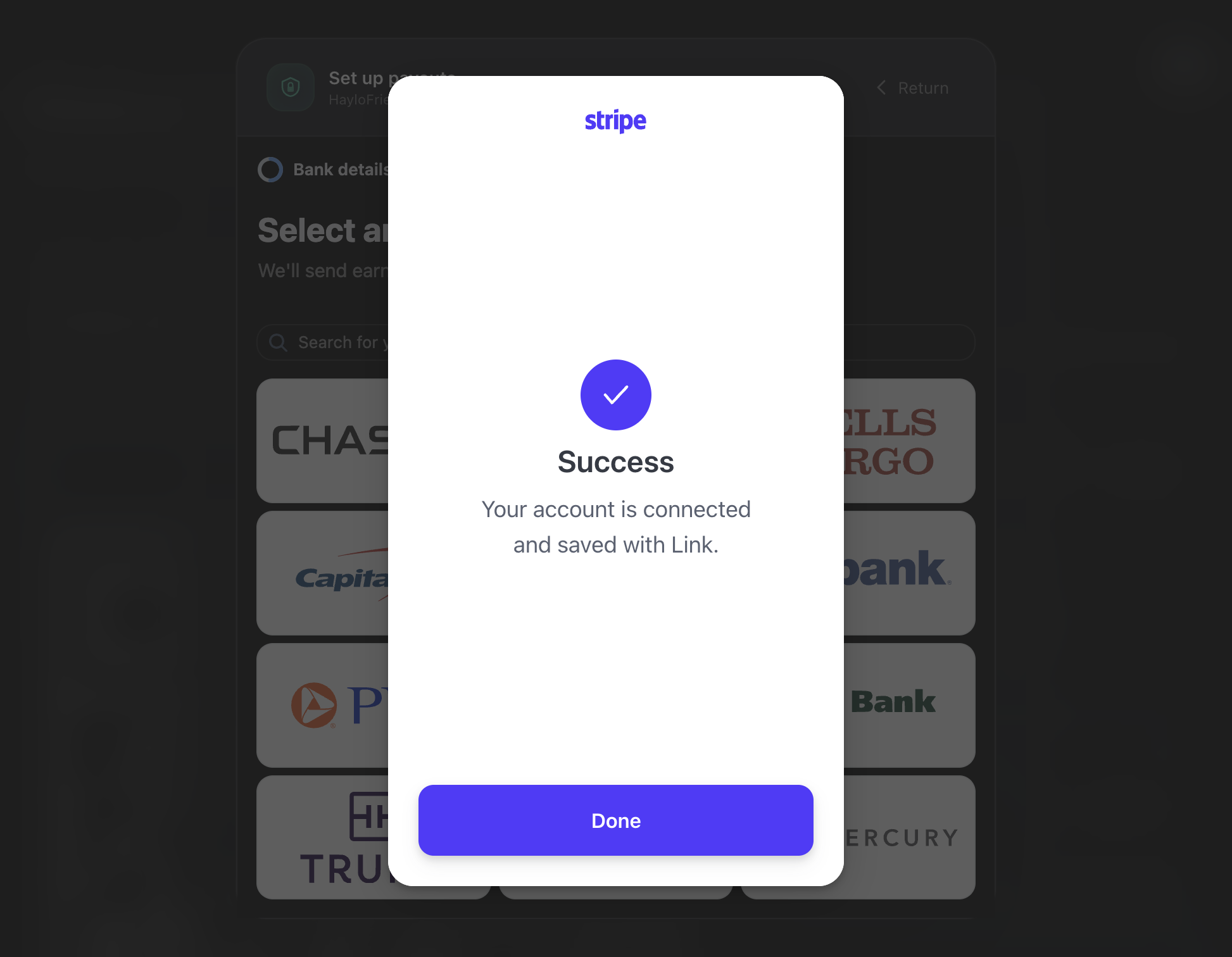 Click "Done."