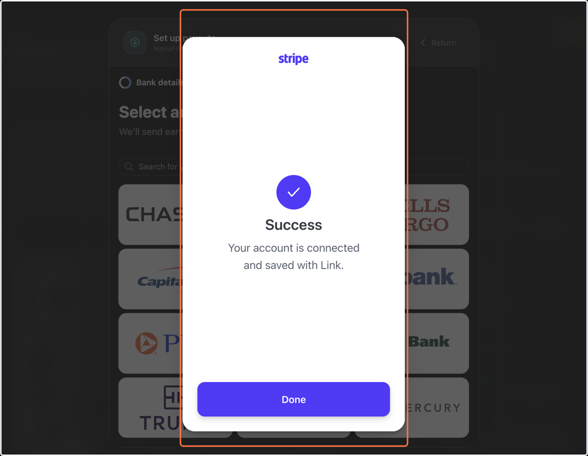 Click "Done."