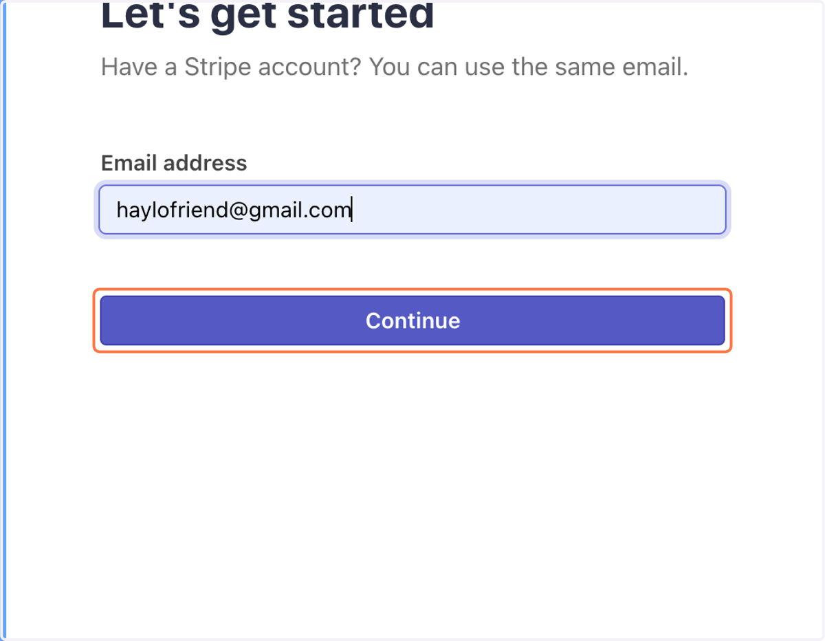 Click on Continue
