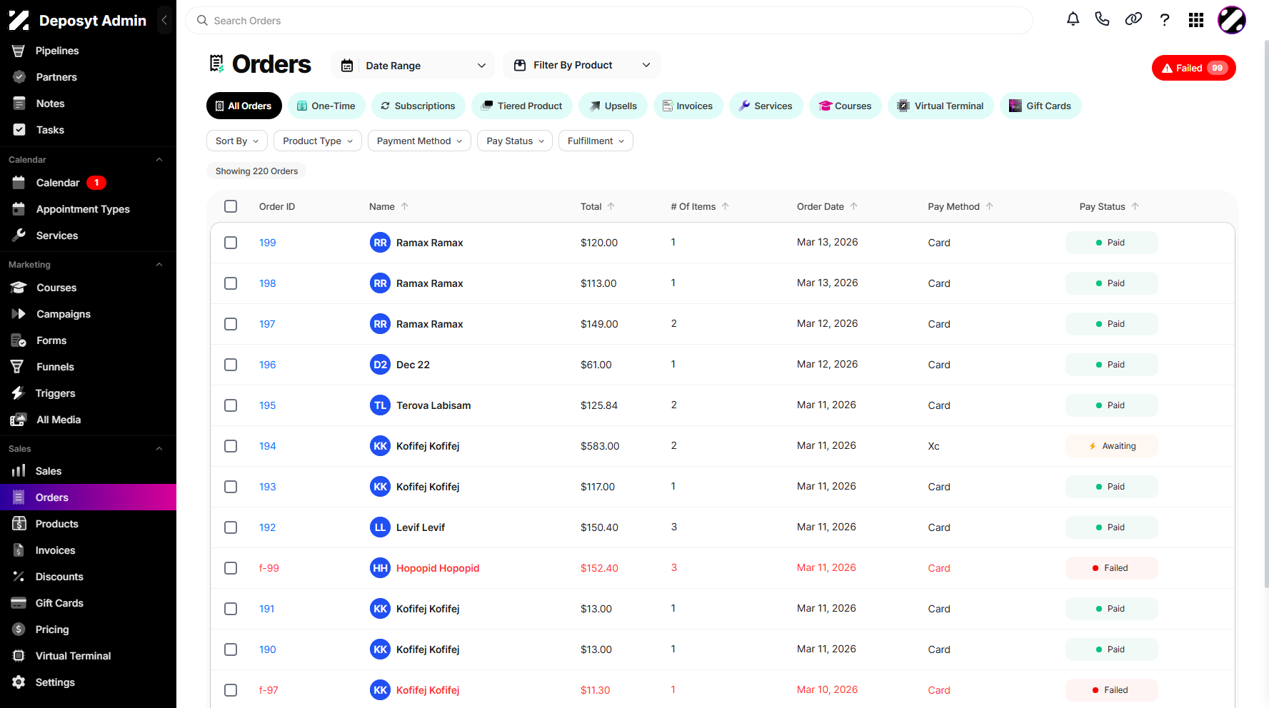 Step 1: On your Dashboard, navigate to the All Media tab under the Marketing section.