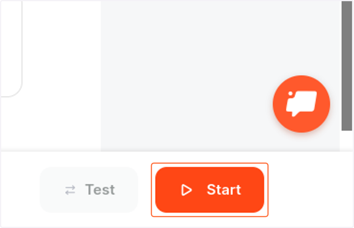 Click on Start
