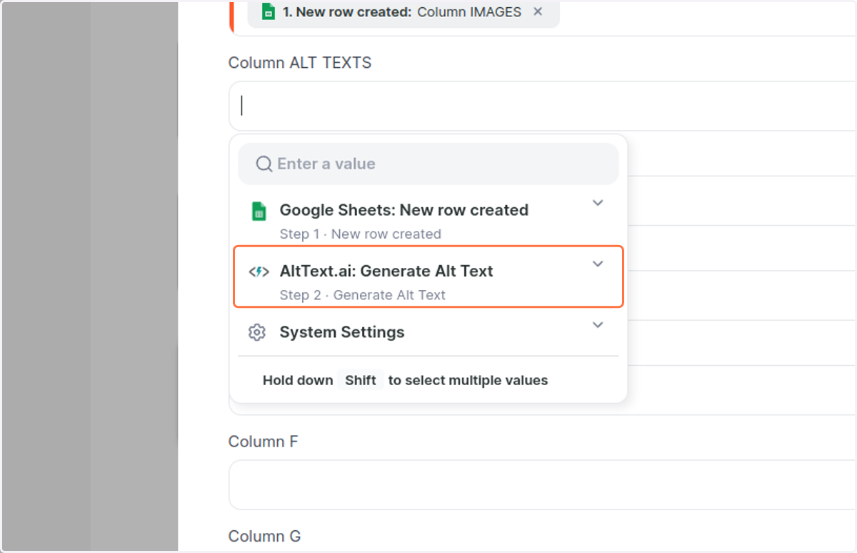 Click on AltText.ai: Generate Alt Text…