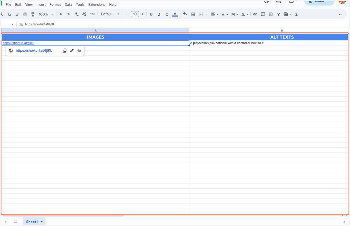 Wait sometime and your alt text will be generated automatically