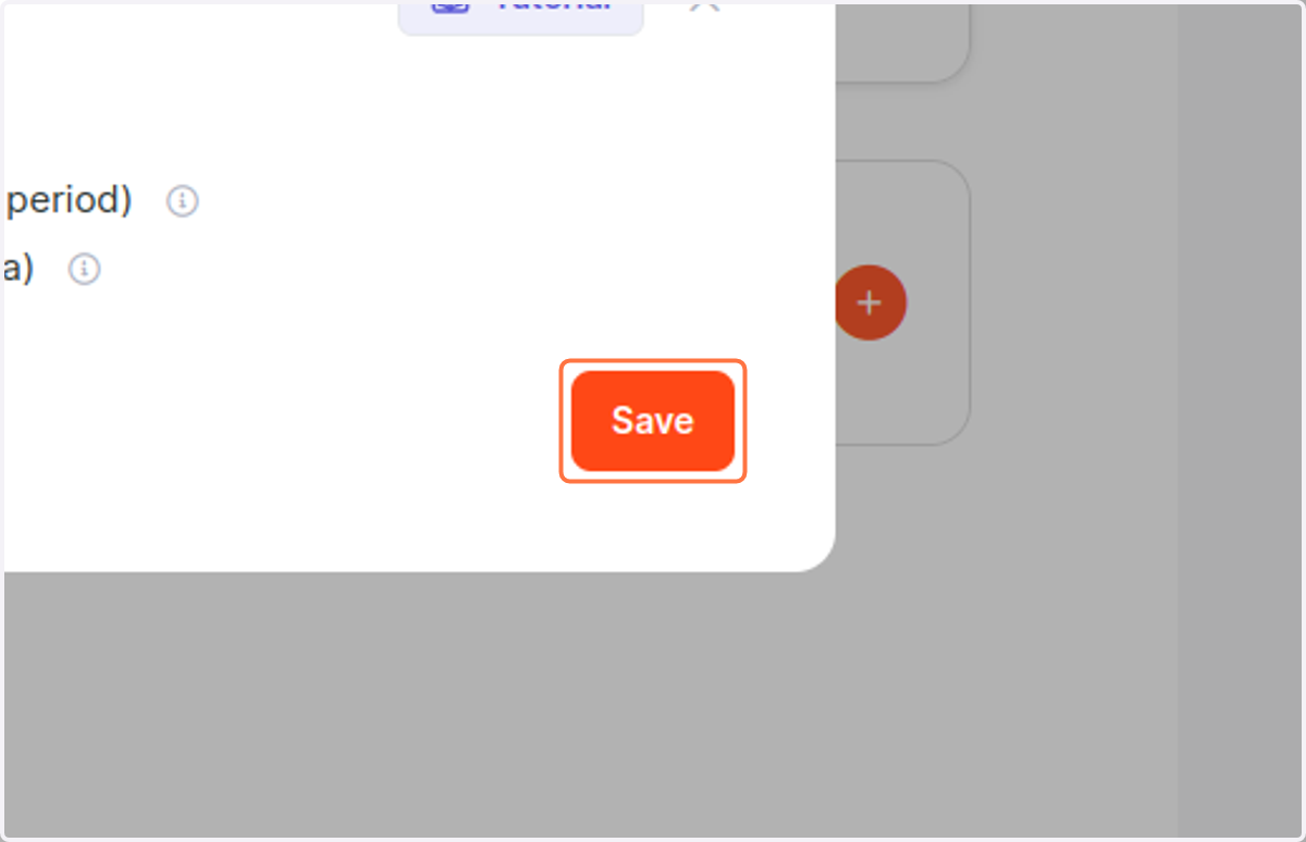 Click on Save