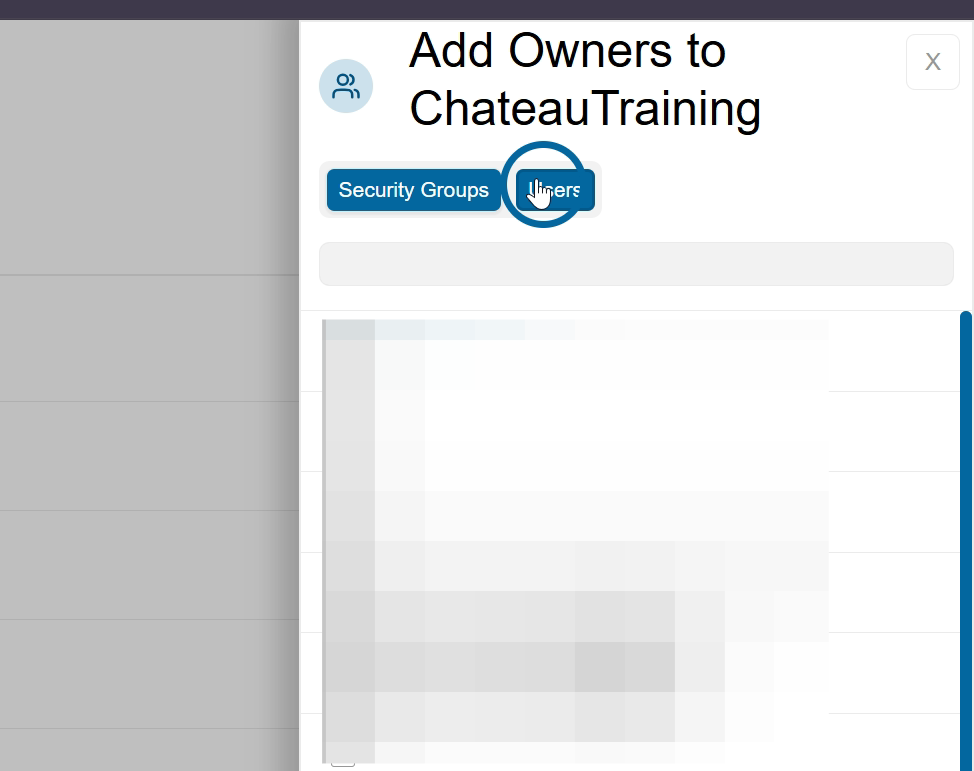 Toggle to Users