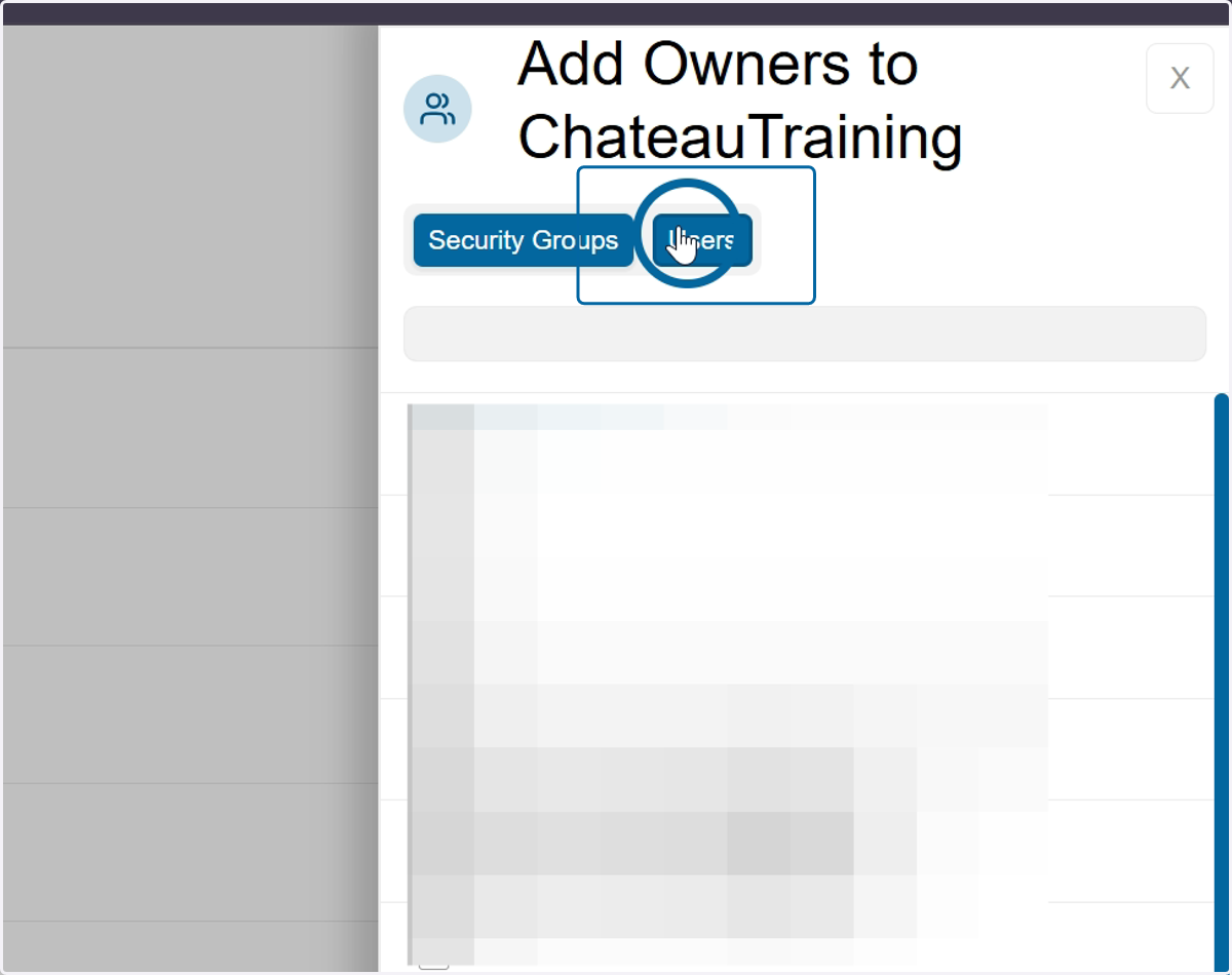 Toggle to Users