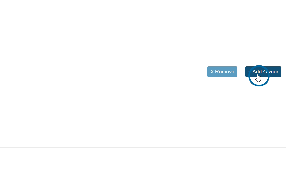 Click on the Add Owners button in the upper right corner
