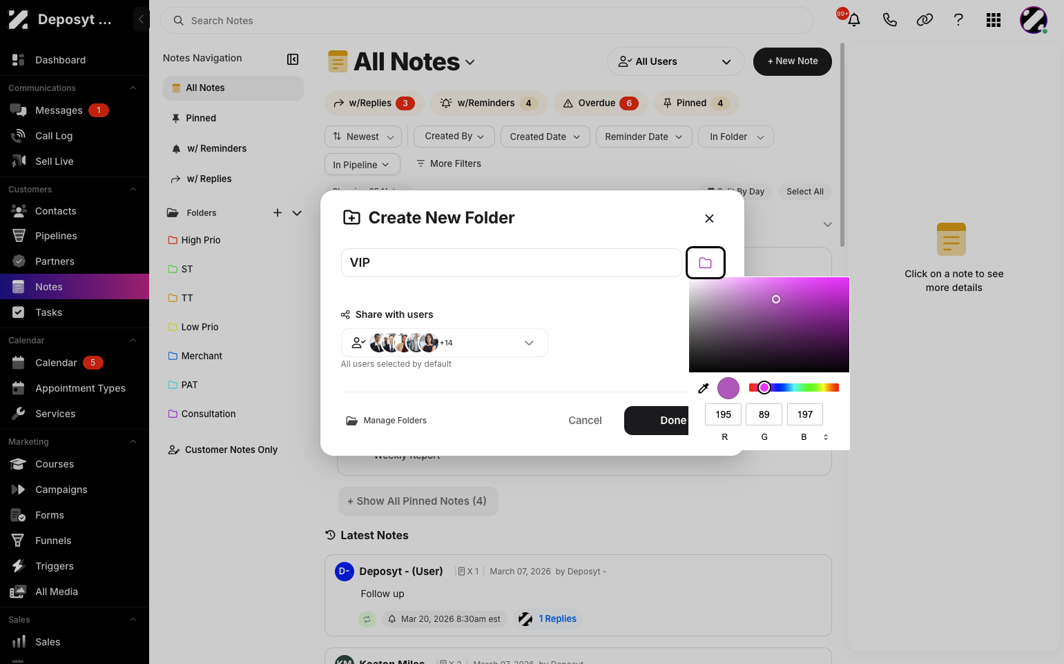 Folder Note Taking Create and Manage Notes Folders