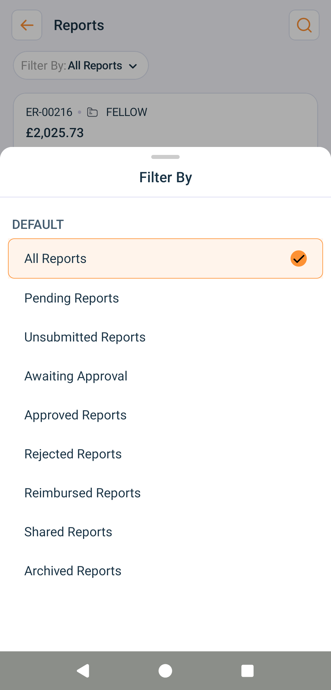 If you are not able to see your report make sure that your filter is set to view 'All Reports'.