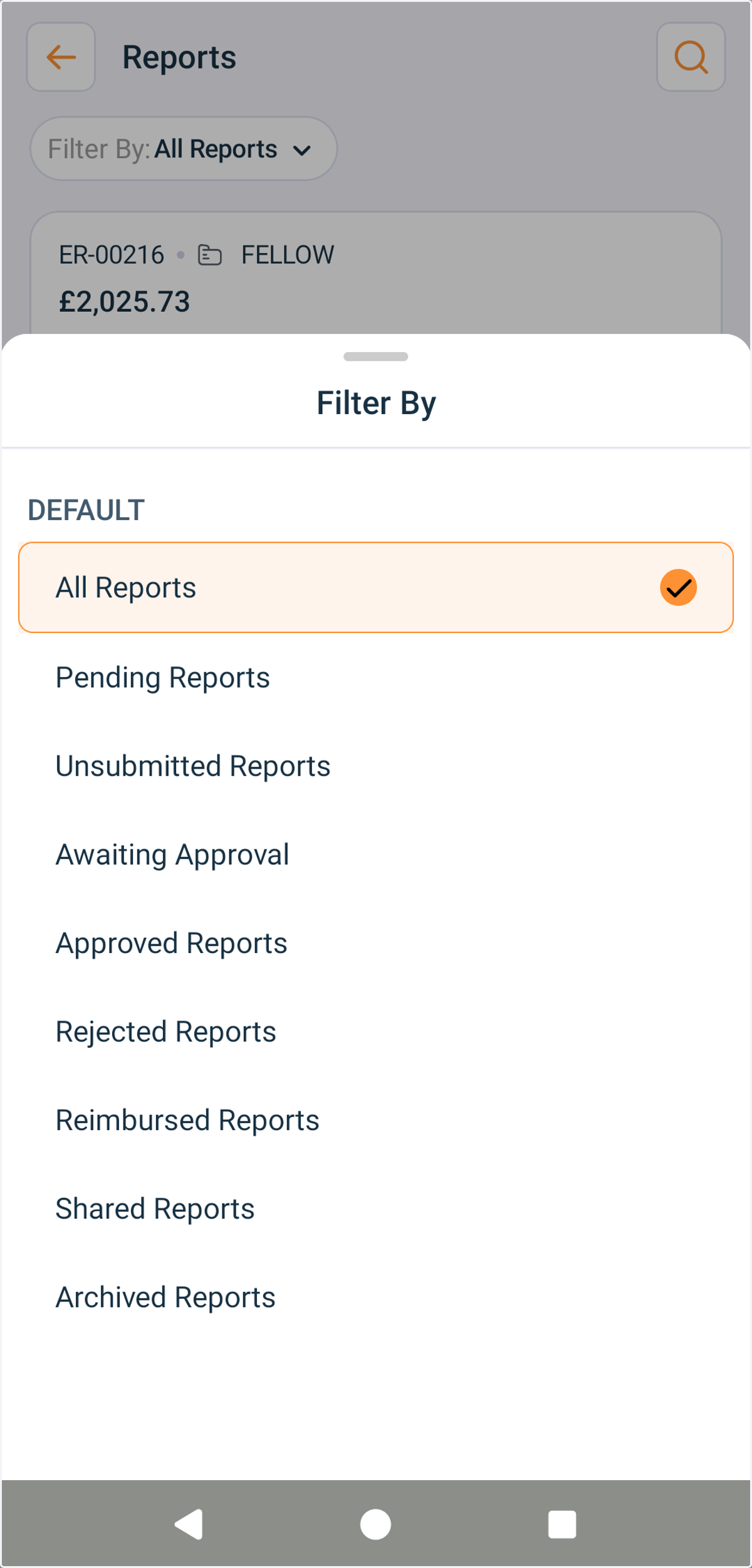 If you are not able to see your report make sure that your filter is set to view 'All Reports'.