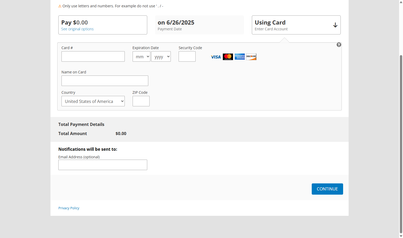 Click on Billing Overview…