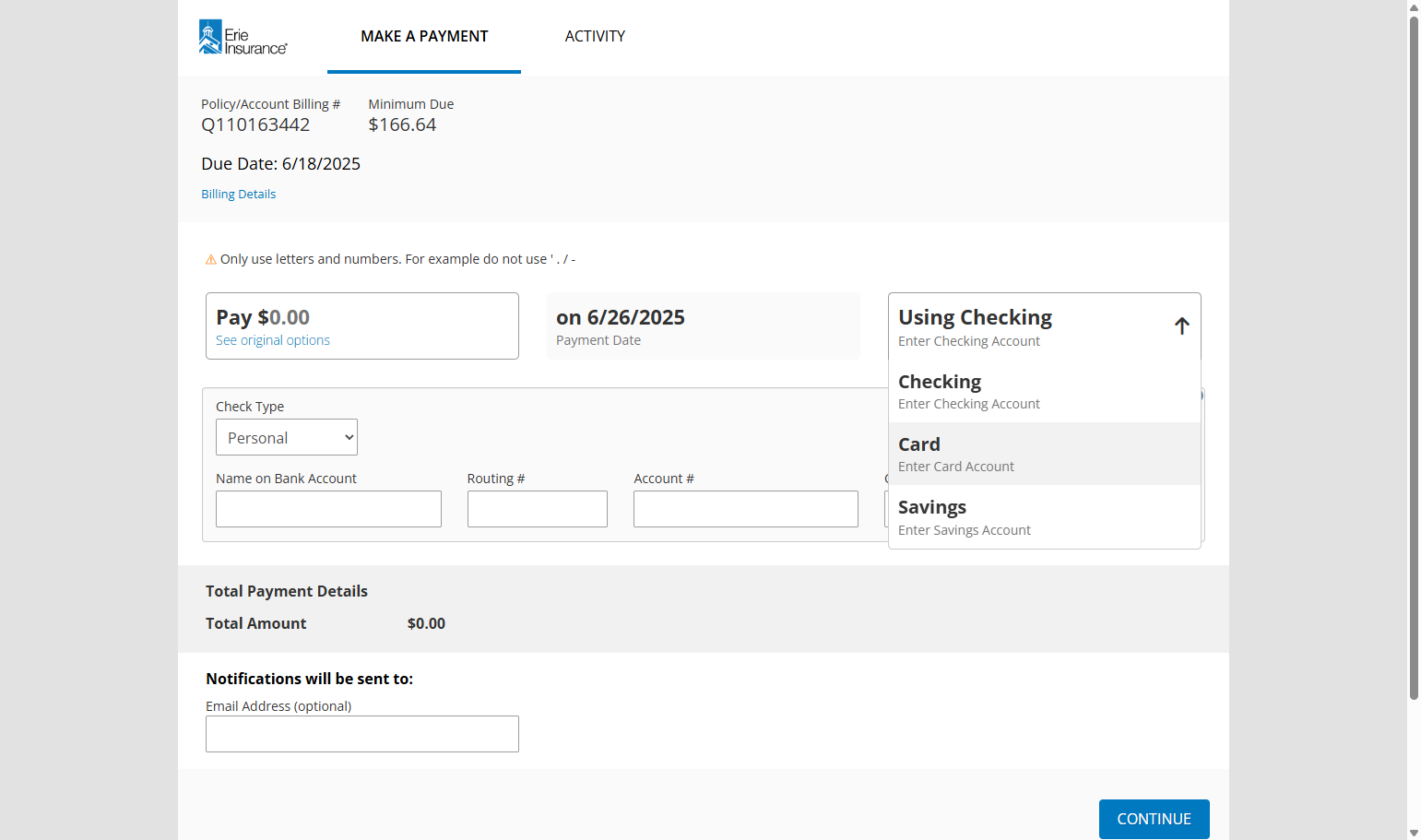 Click on Billing Overview…