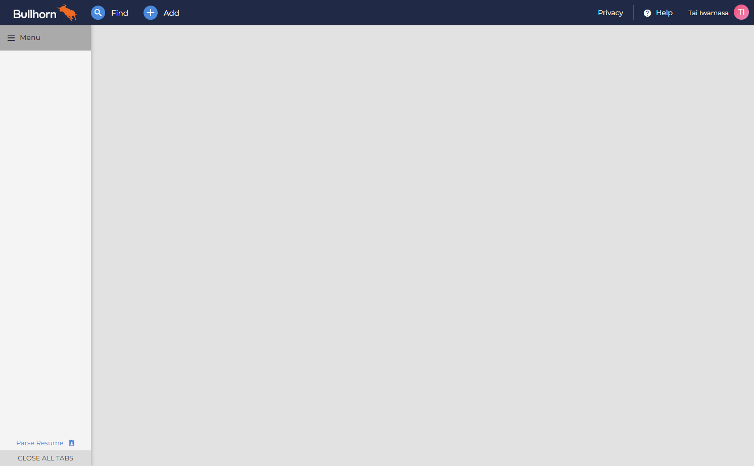 Click on Menu