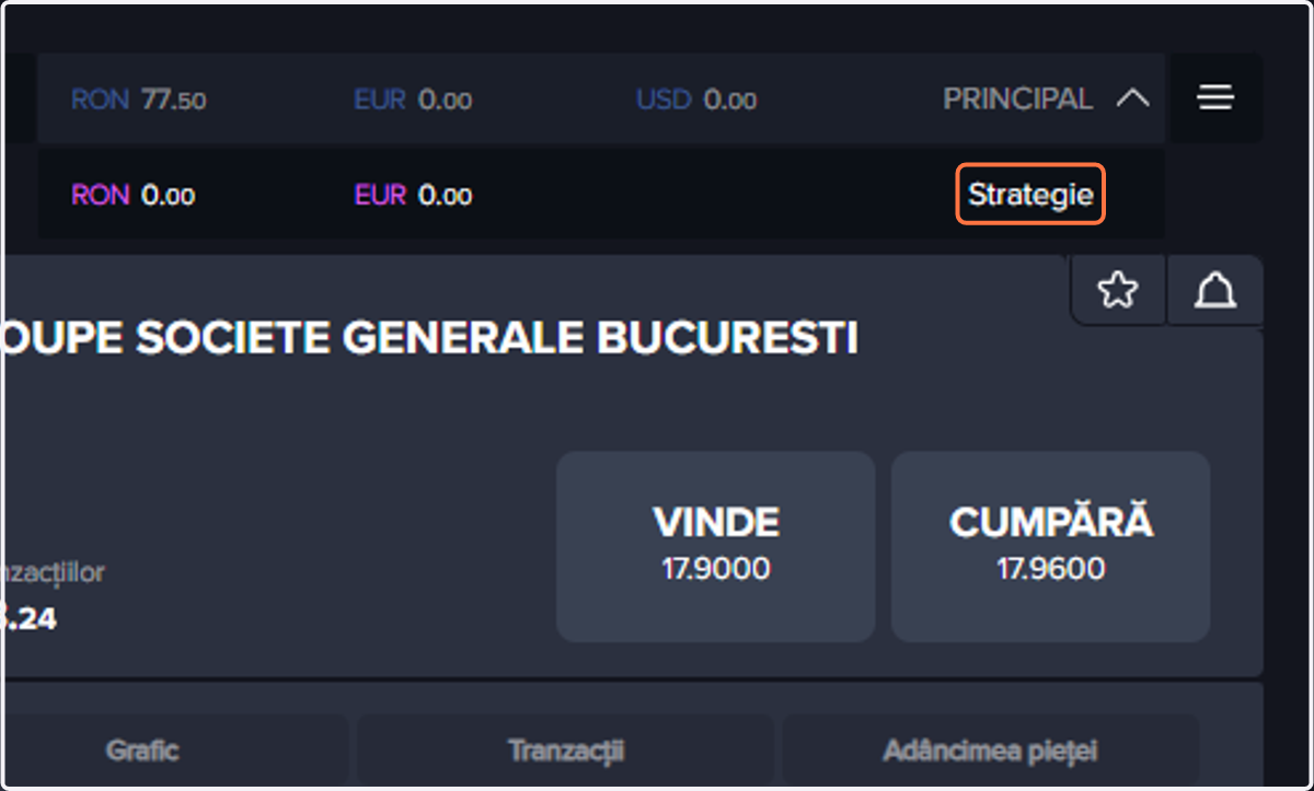 Alege contul dorit