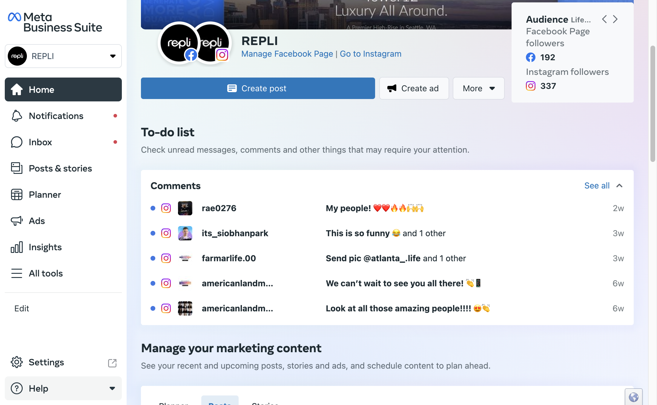It will take you to Meta Business Suite, Then Click on Help Dropdown