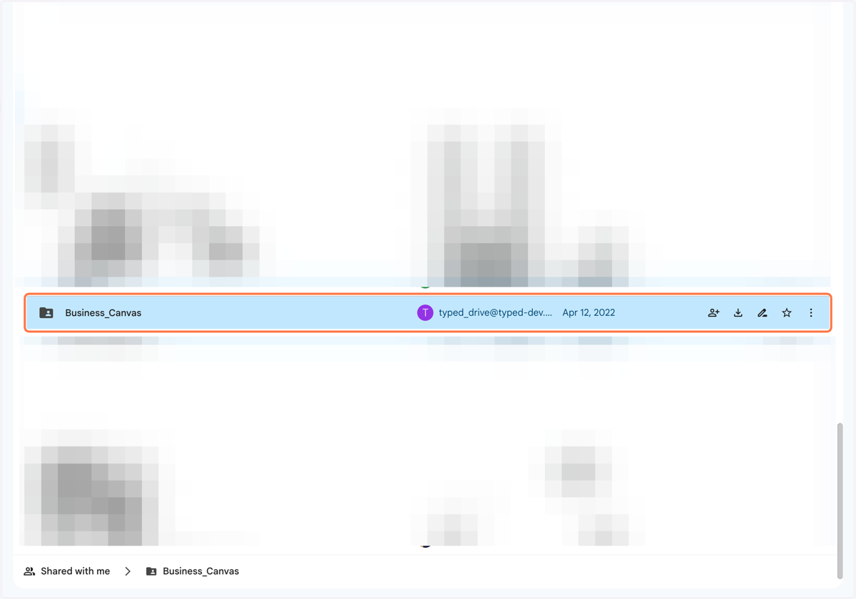 Select the folder with the same name as your active Typed Space. If you have not modified the name, it will be named "First Space"