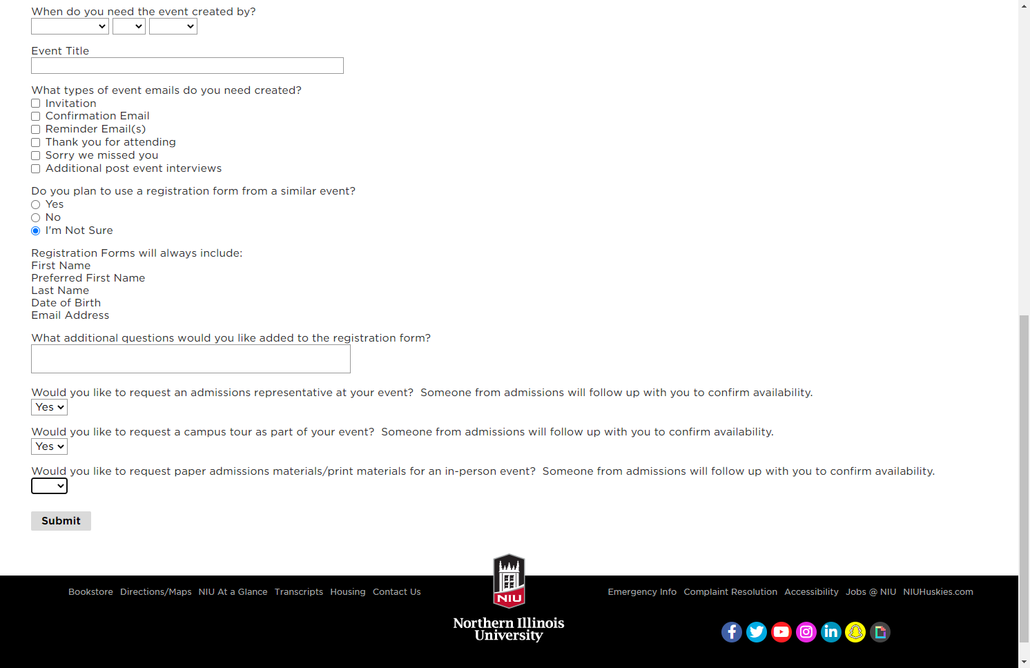 Click on Submit