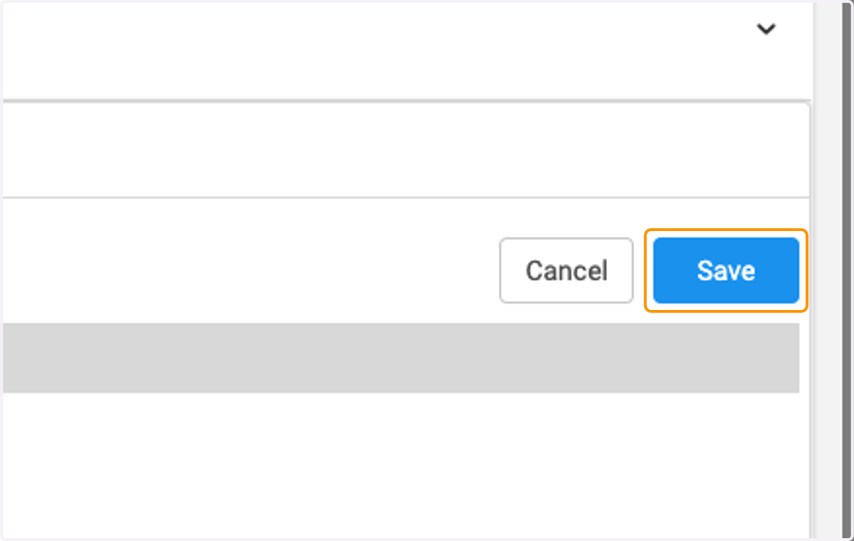 Click on Save