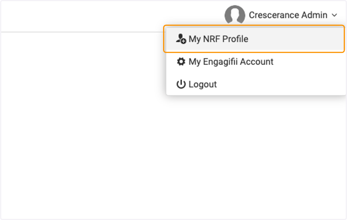 Click on My (Your Workspace Name) Profile