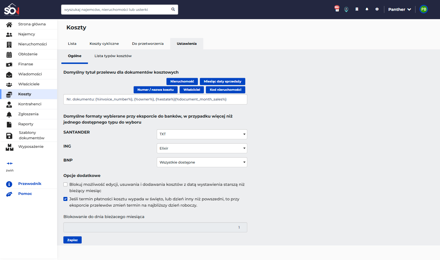 Możesz wybrać opcje dodatkowe, które usprawnią pracę