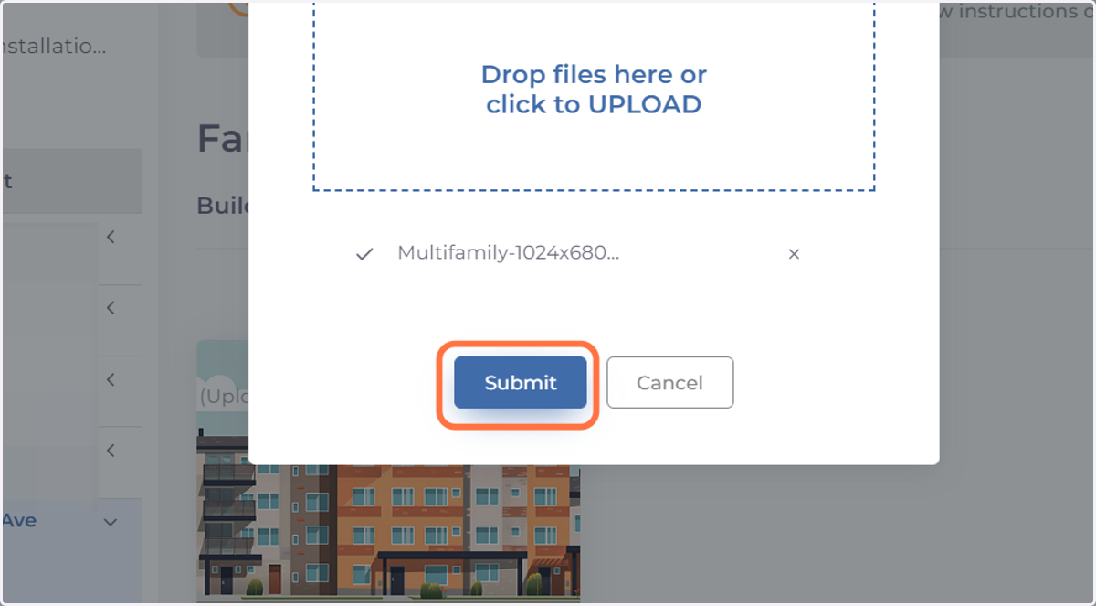Click on Submit