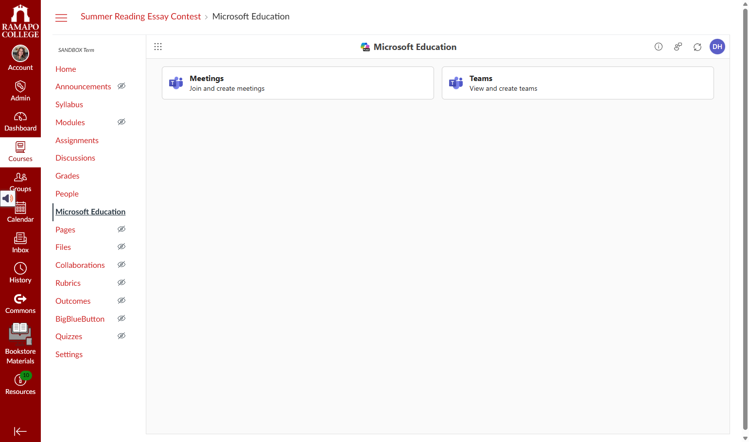 Select Microsoft Education.