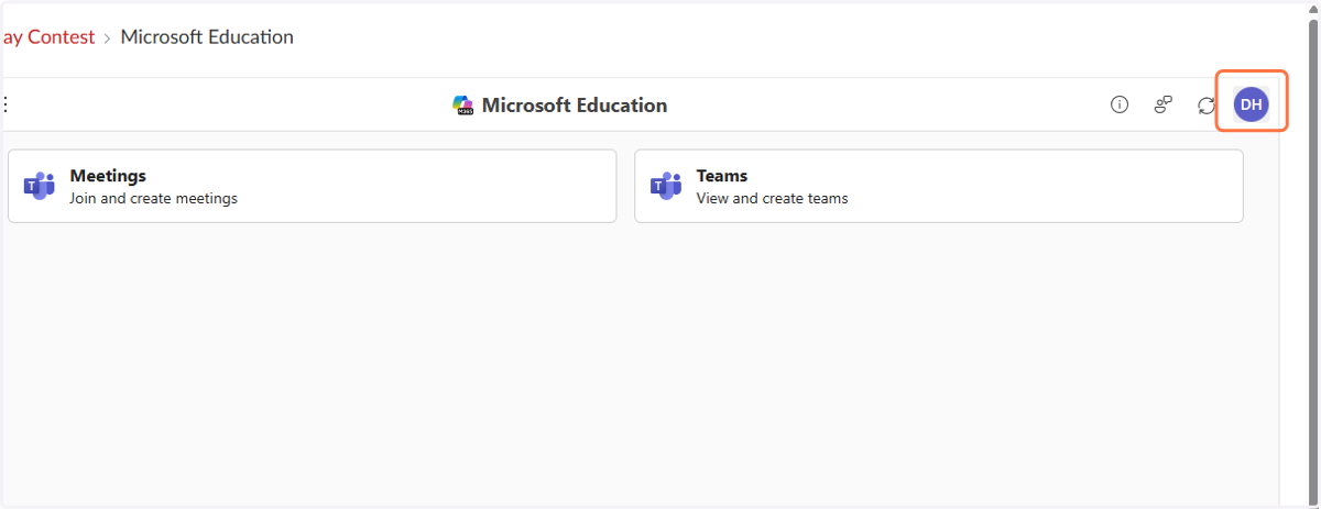 Select Your Profile Icon.