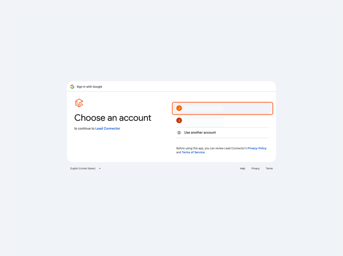 Click on the email you'd like to connect