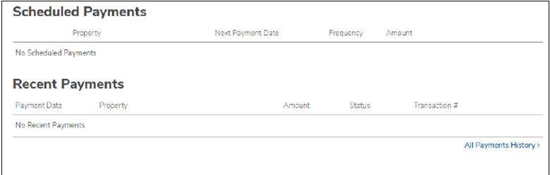 Once the payment is reviewed and confirmed, it will be presented under Schedule Payments on the User Dashboard.