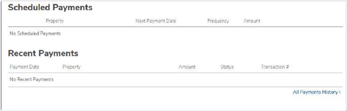 Once the payment is reviewed and confirmed, it will be presented under Schedule Payments on the User Dashboard.