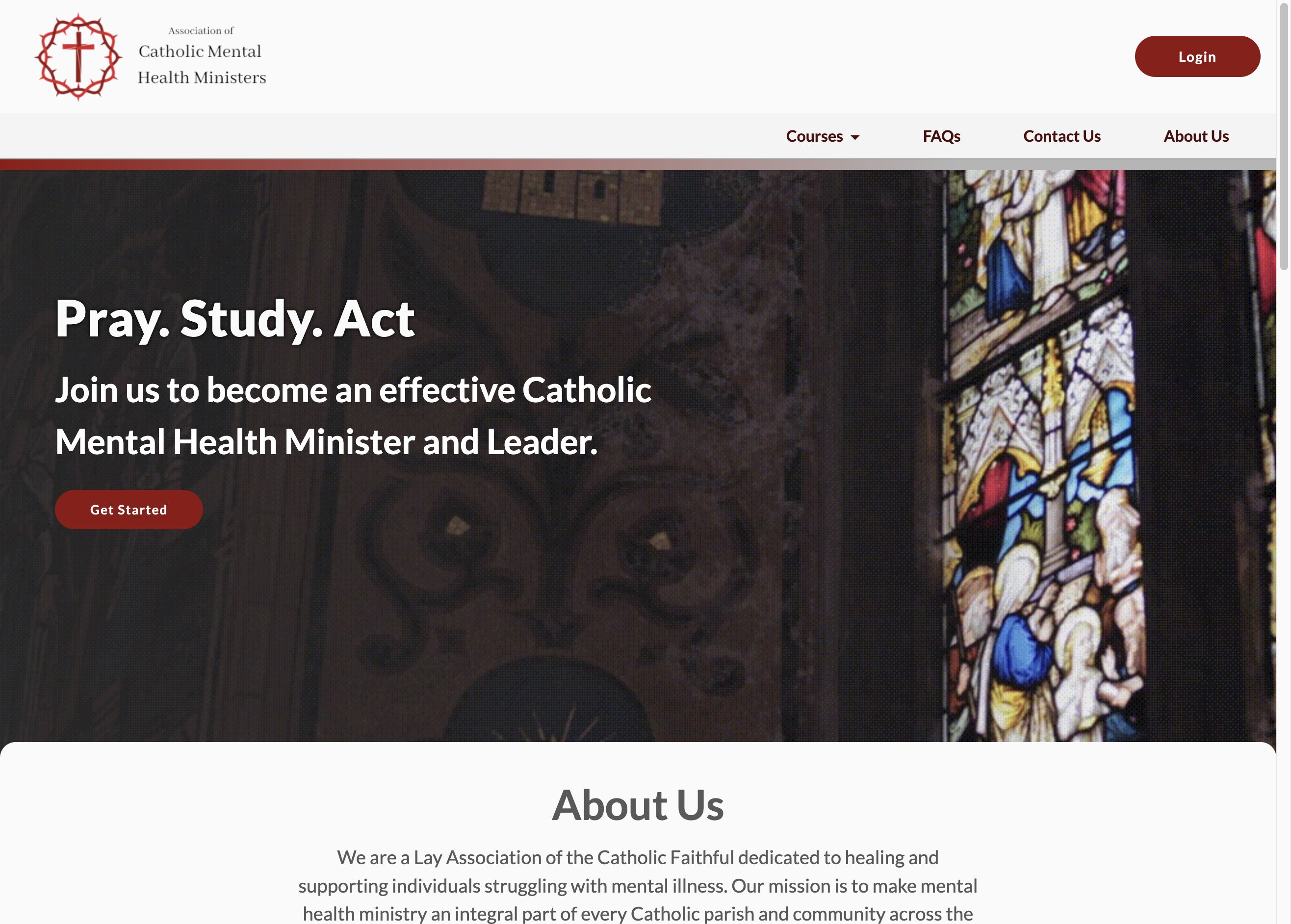 Go to learning.catholicmhm.org