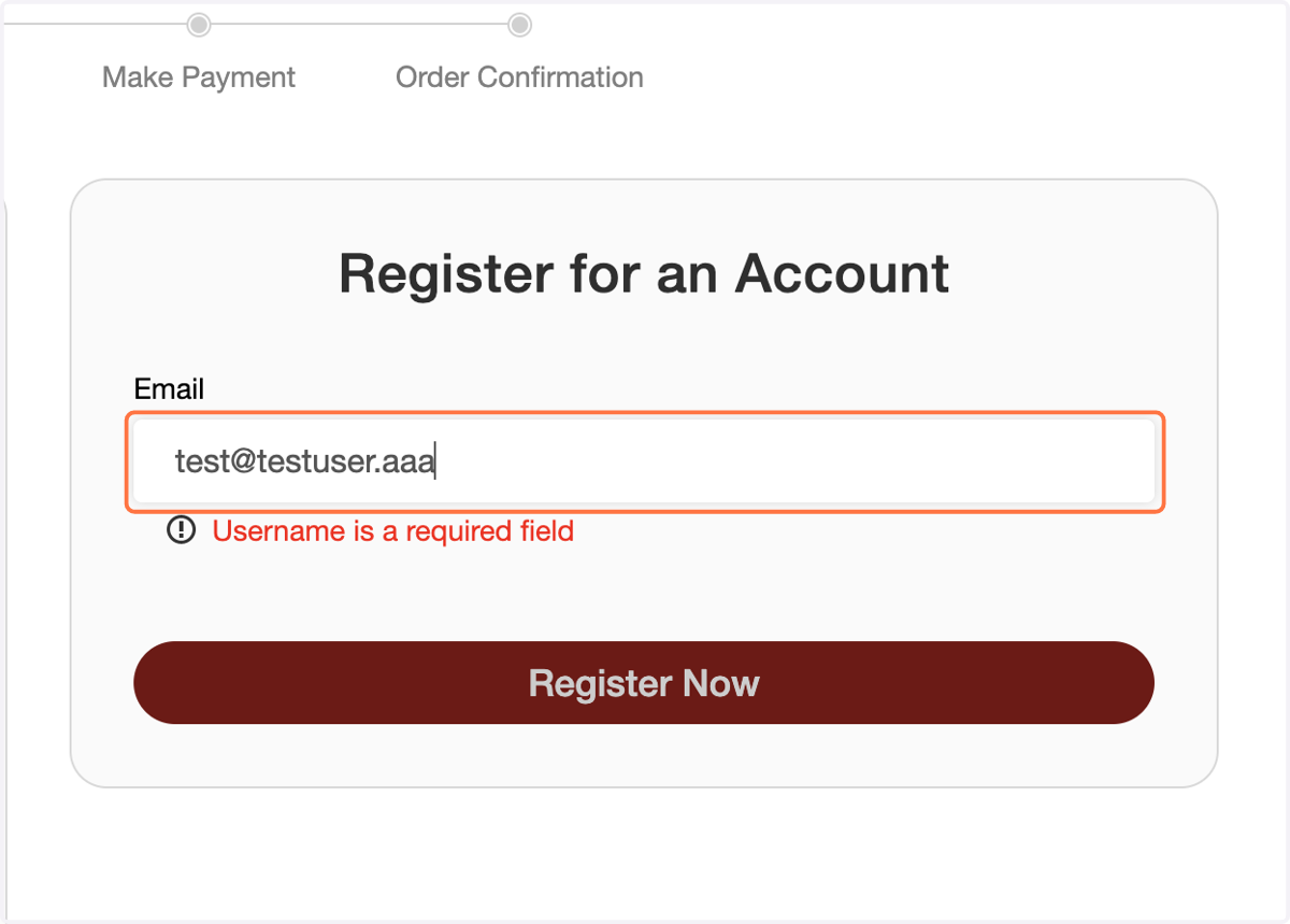 Enter your email address.