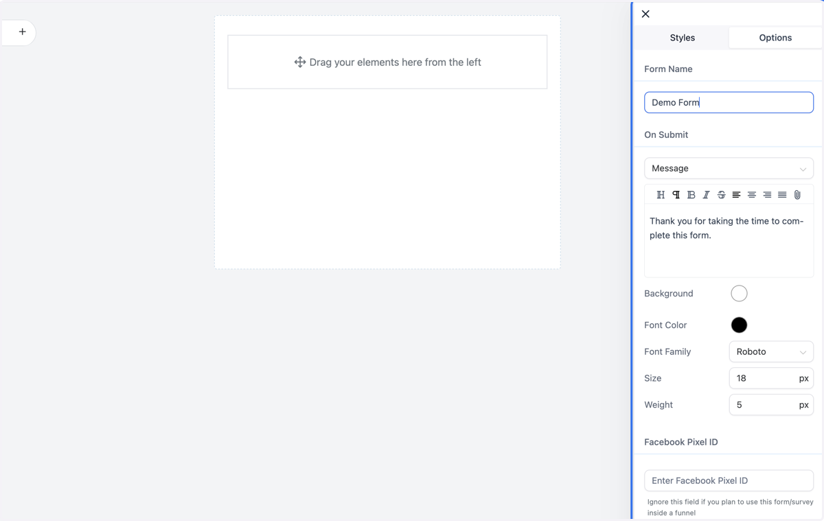 Edit the On Submit section