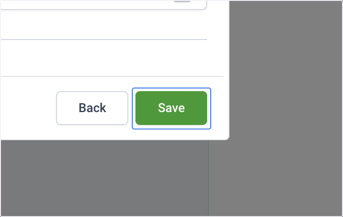 Click on Save