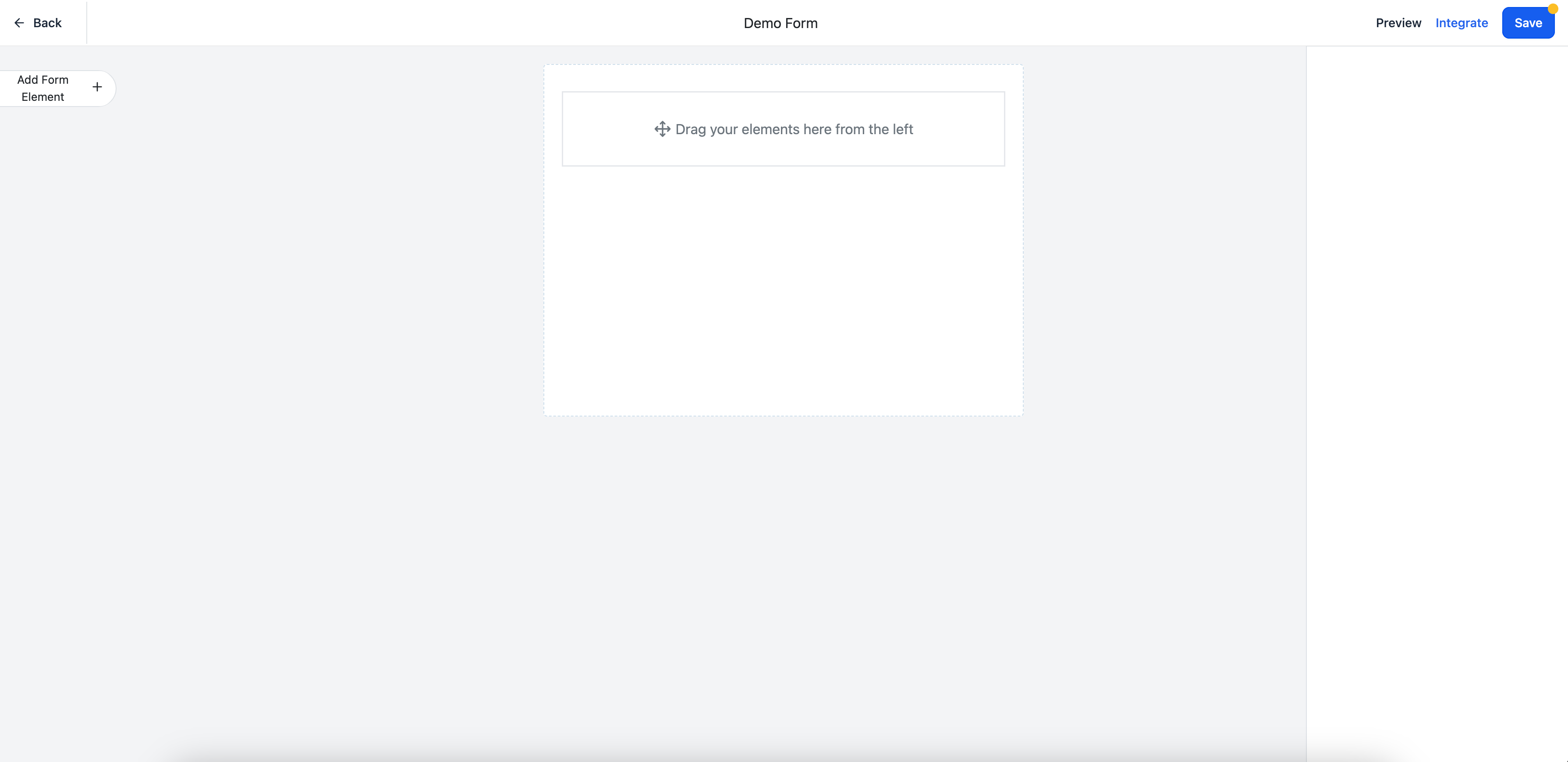 Click on Add Form Element…
