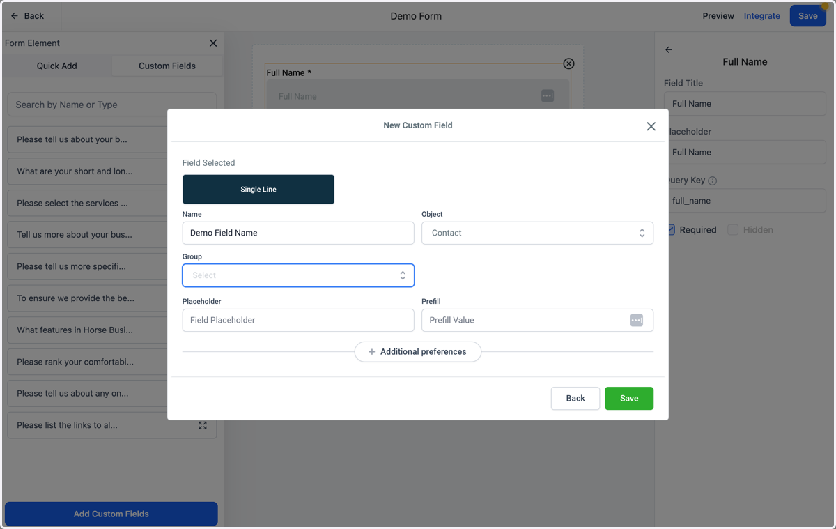 If you want, add a placeholder text or prefill value