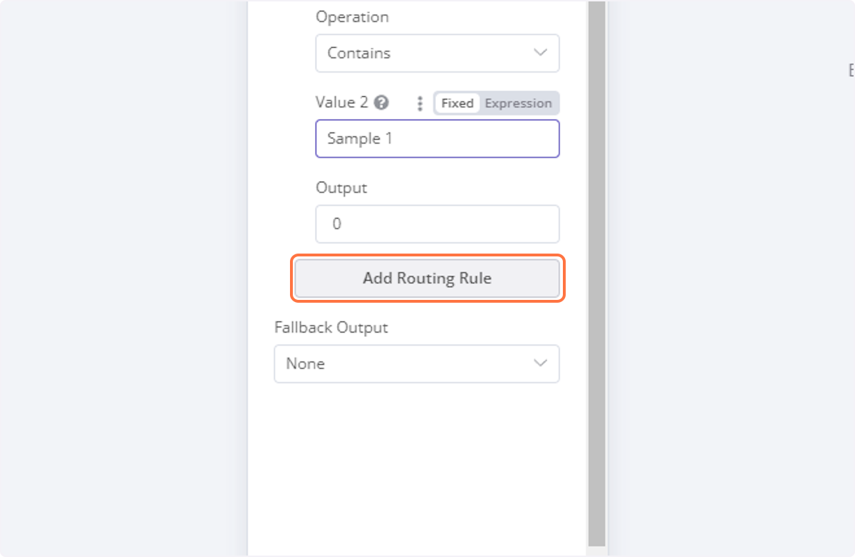 Next off, you may add a new routing rule by clicking on the Add Routing Rule button. You may proceed by doing the same configurations above with different phrases/data.