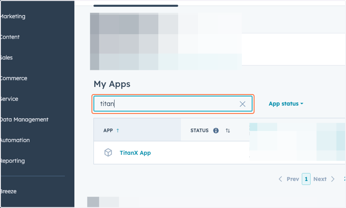 Search for the TitanX App