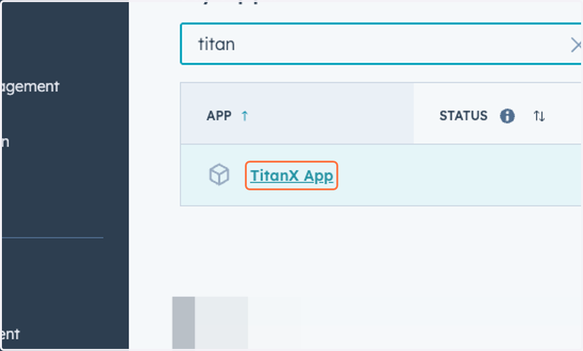Click on TitanX App
