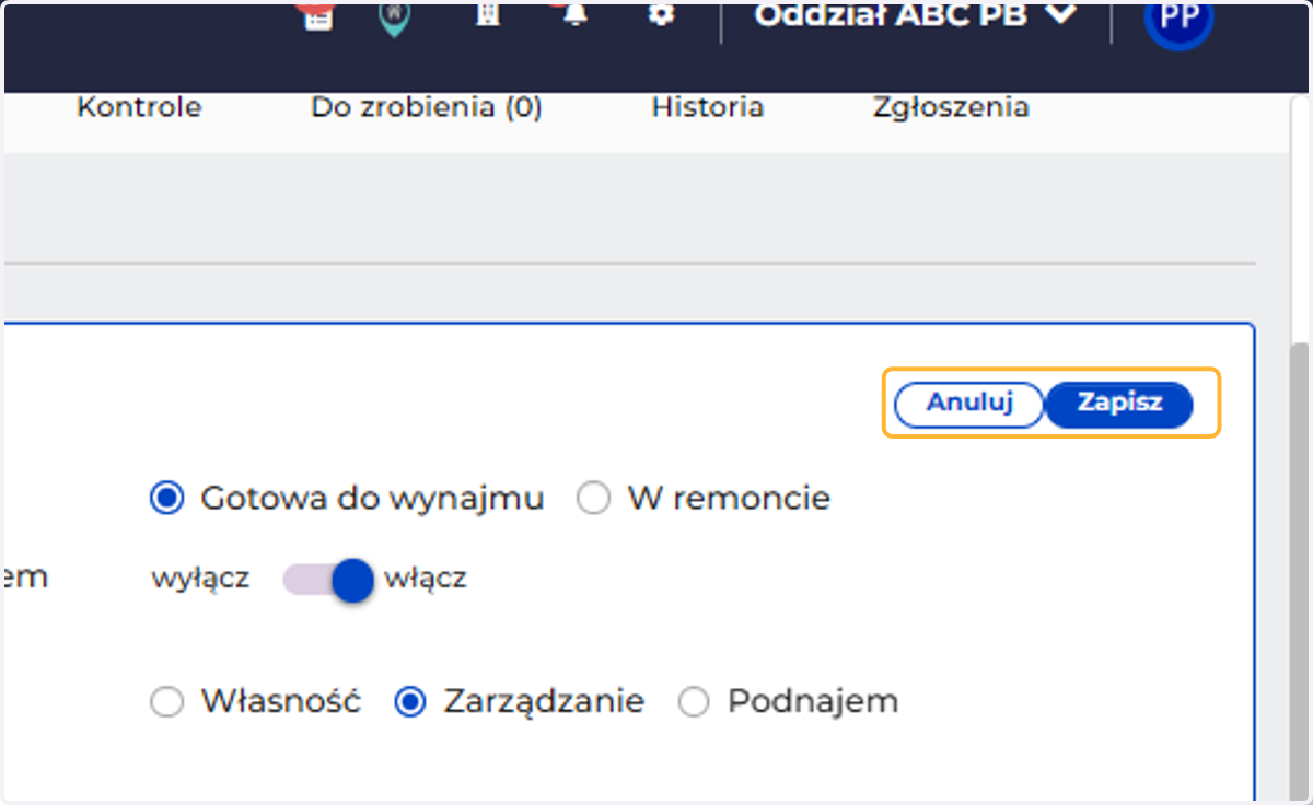 Kliknij Zapisz