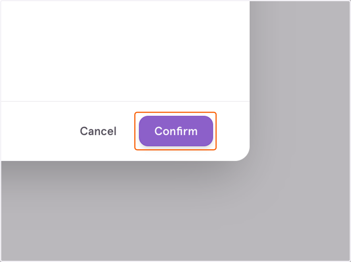Click on Confirm